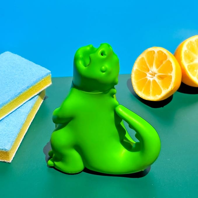 Genuine Fred DRAGON'S BREATH Microwave Steam Cleaner, BPA-Free Silicone Dragon Design, Easy to Use, Reduces Cleaning Time, Dishwasher Safe, Fun and Effective Kitchen Gadget