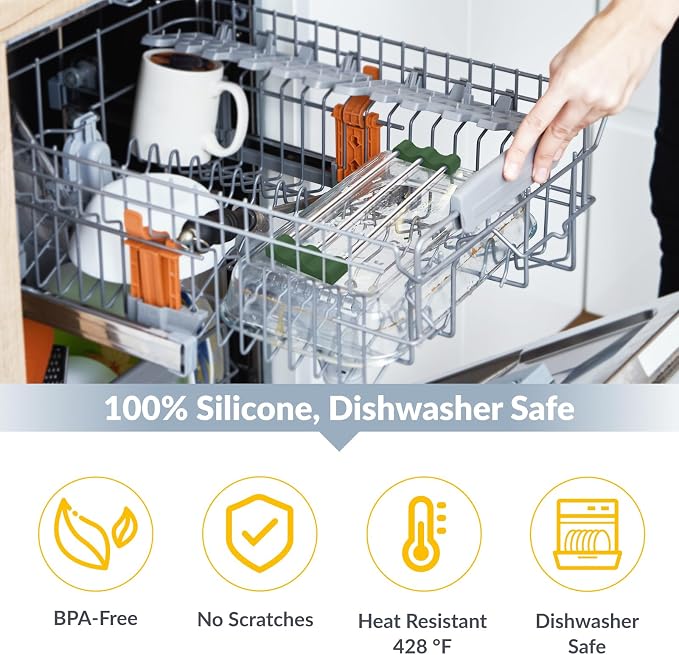 Tomorotec Adjustable Over-The-Sink Kitchen Rack for Dishcloths, Sponges, and Brushes - Heat-Resistant Stainless Steel with Slim, Expandable Design and Multifunctional Silicone Holder (Army Green)