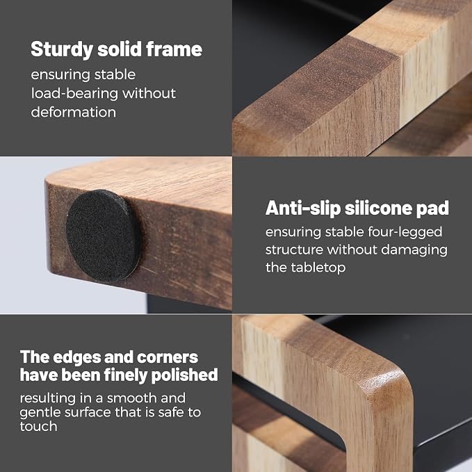Bathroom Counter Organizer,Bathroom Counter Shelf,Bathroom Organizers,Organizers and Storage,Under Sink Organizer,Cologne Organizer For Men,Cologne Cabinet,Vanity Shelf(Acacia 3 Tier)