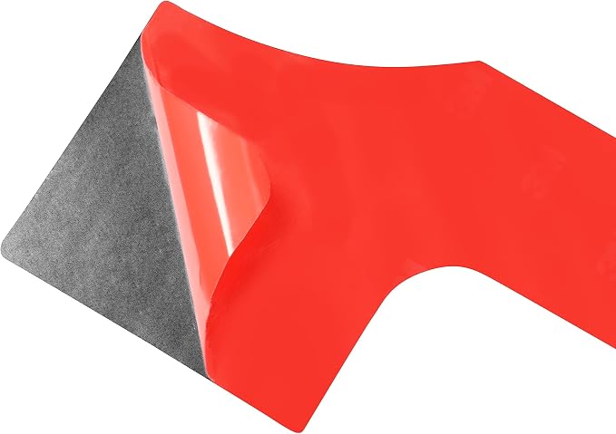 Red Real Carbon Fiber Trim for Ford Mustang Accessories | for GT Shelby 2005 2006 2007 2008 2009 Headlight Switch Panel Cover Interior Thick Overlay Decal 3PCs