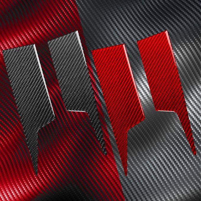 Console Side Trim Stickers Fit for Toyota 4Runner(N210) 2003-2009 | for 4 Runner SR5/Sport Edition/Limited | Real Carbon Fiber | Accessories | Center Console Side Panel Trim | Thick
