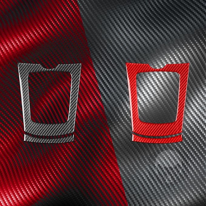 Console Gear Shift Panel Frame Trim for Toyota Corolla 2009-2013 Black | Soft Carbon Fiber Accessories | Upgrades for Car | Only for Left-Hand Drive | Anti-Scratch | Sporty Style