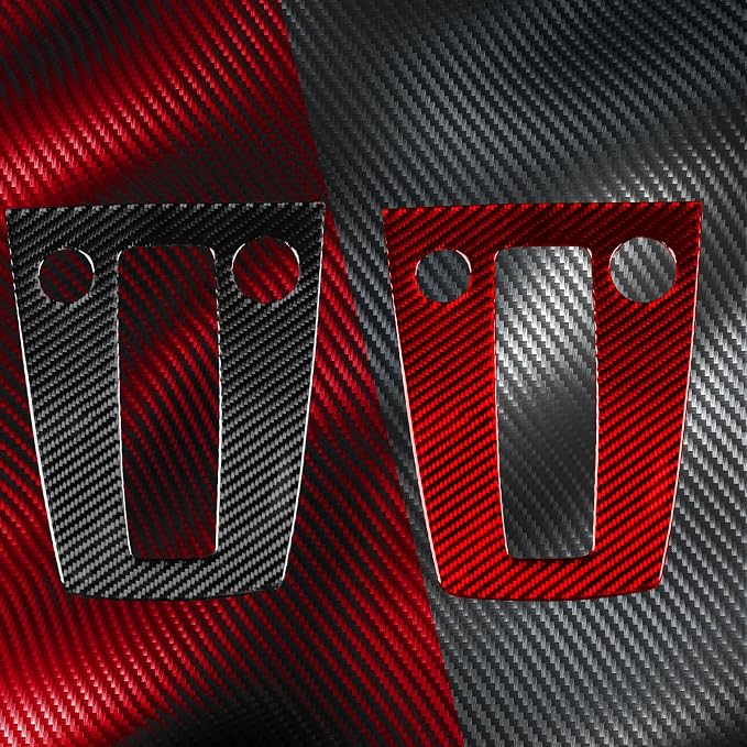 Carbon Fiber Gear Shift Stickers Fit for Audi A3 8Y S3 RS3 2021-2025 | for Sportback 2021-2025 | Trim Gear Shift Panel Cover Center Console | Self-adhesive