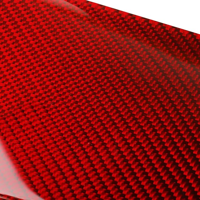 Real Carbon Fiber Trim for Ford Mustang Accessories | for 2009 2010 2011 2012 2013 2014 Inner Door Panel Cover Interior Thick Overlay Decal 4PCs