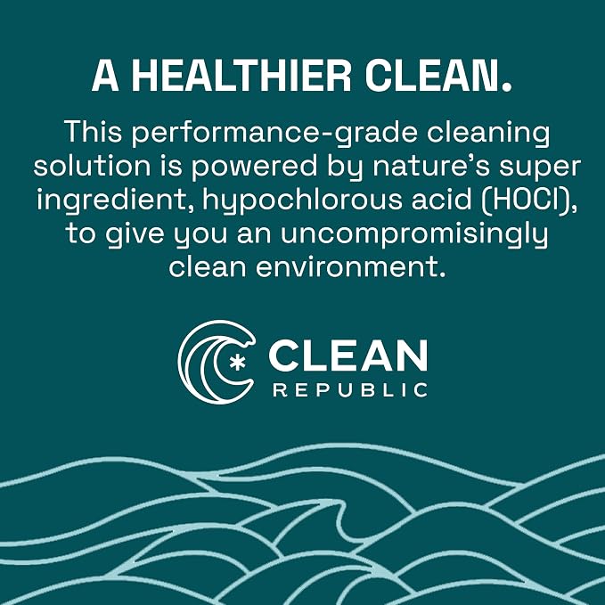 Multi-Purpose Disinfectant, Hypochlorous Acid Cleaner, 1 Gallon Bottle | EPA-Registered, Kills 99% of Bacteria, No Chemical Residue, Hypochlorous Acid, Non-Toxic, Fragrance Free, Family & Pet Safe