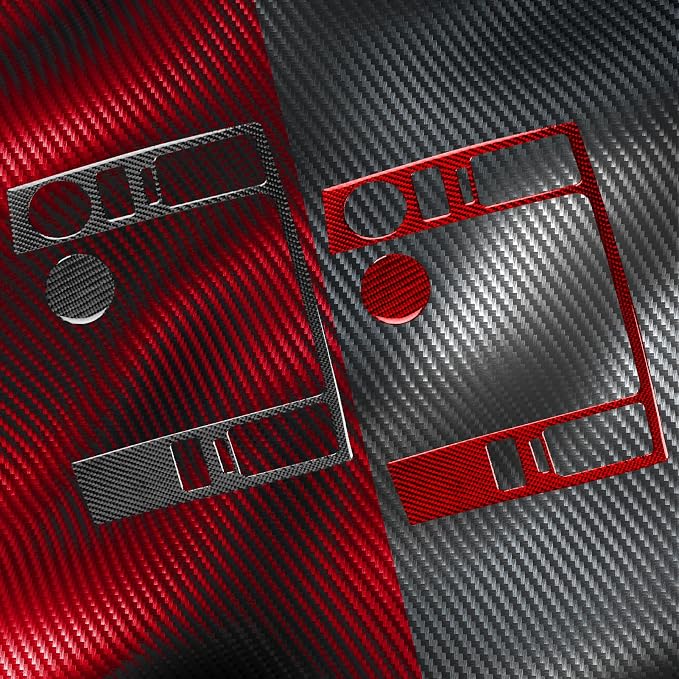 Carbon Fiber Air Vent Stickers Fit for Toyota 4Runner(N210) 2003-2009 | for 4 Runner SR5/Sport Edition/Limited | Accessories | Center Console Air Vent Trim | Anti-scratch | Thick
