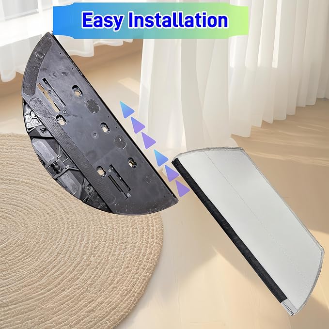 Replacement Mop Pads Compatible with Shark AV2800ZE RV2820YE RV2820ZE AV2820S AV2820AE RV2800AE RV2800S PowerDetect Never Touch Pro Robot Vacuum,Washable Reusable Replacement Microfiber Soft Mop Pads