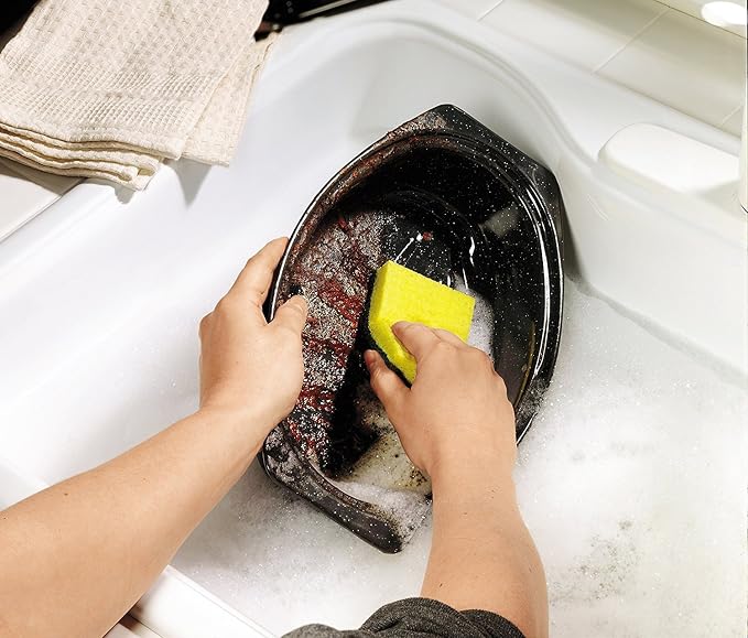 SCRUBIT Heavy Duty Scrub Sponge - Made from Tough Cellulose - Eco Friendly - Lasts for Months of Heavy Duty Kitchen Cleaning (12 Pack)