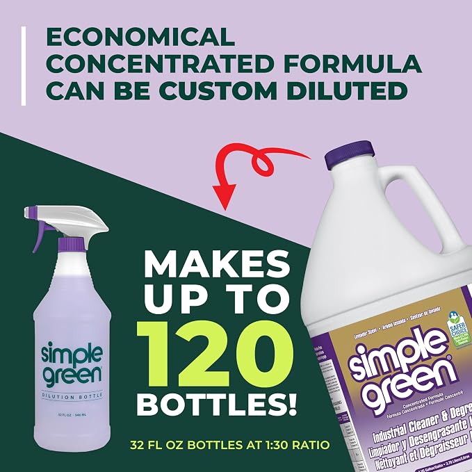 Simple Green Industrial Cleaner and Degreaser Lavender Scent 1 Gal