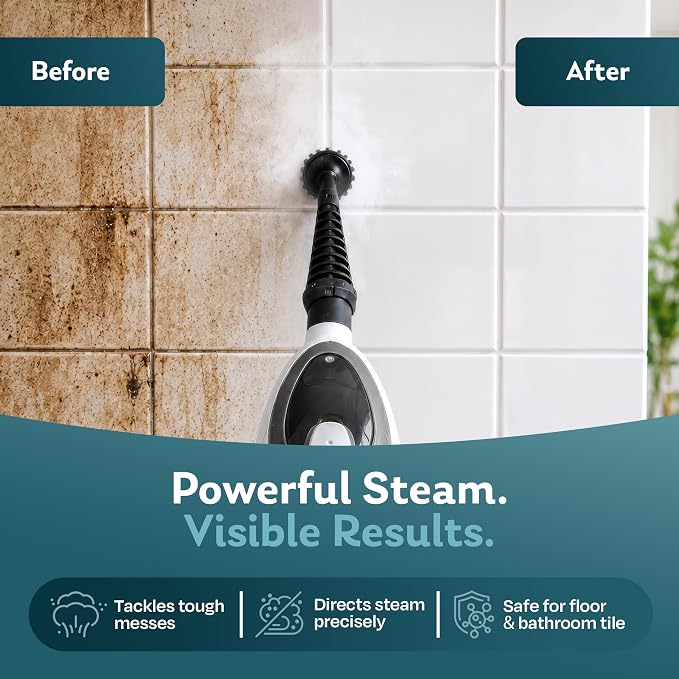 Steam & Go 10-in-1 Multi-Surface Steam Mop - Deep Clean with Heat