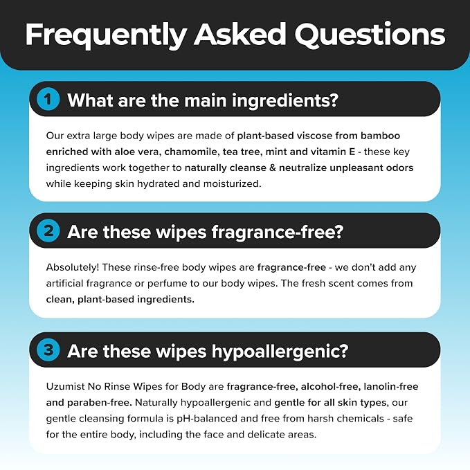 Camping Essentials - Body Wipes for Camping Adults Bathing No Rinse - 100 XL Deodorant Bathing Shower Wipes For Men Women - Personal Hygiene Cleansing Cloth with Aloe - Camping Accessories Supplies