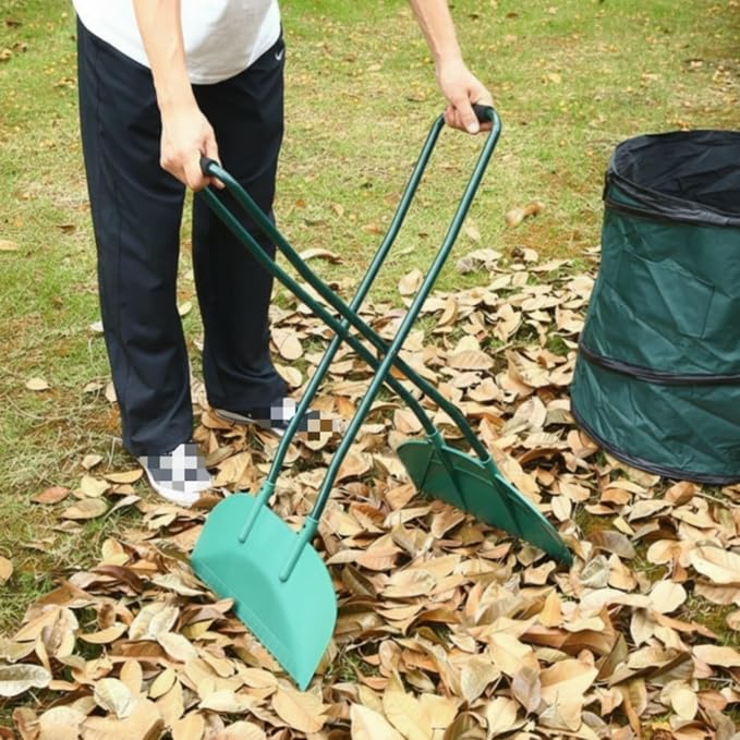 Debris Tongs with Long Handles Serrated Leaf Collectors Labor-Saving for Garden Cleanup, Lawn Tidying