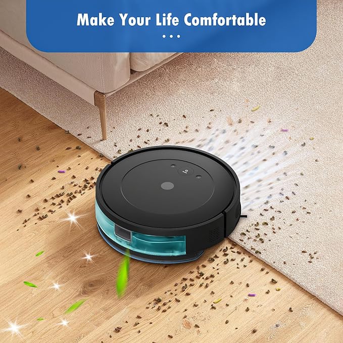 6 Pack Mop Replacement for iRobot Roomba 105 Combo & Essential Robot Vacuum | Compatible with Roomba 105X/ Roomba 104/ Y0140 / Y0110 / Q011 / Q012 / Q052 , Microfiber Washable Mopping Pads