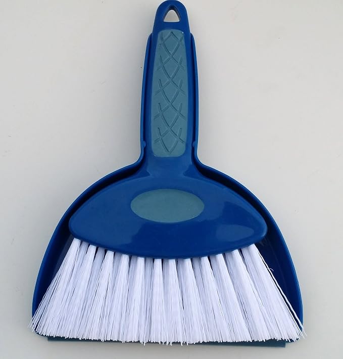 Hefty and Durable Small Hand Broom with Snap-on Dust Pan (2)
