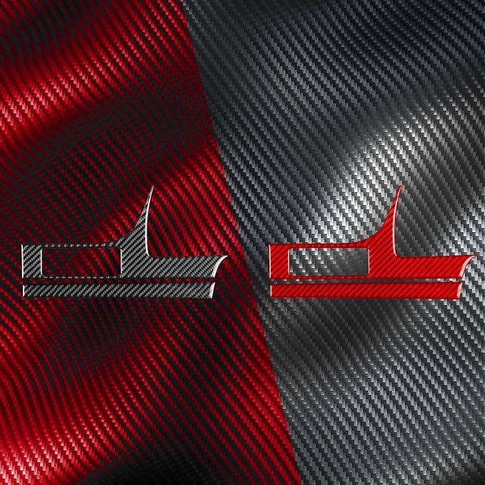 Real Carbon Fiber Trim for Toyota Camry Accessories | for 2012 2013 2014 Headlight Control Switch Panel Sticker Interior Thick Overlay Decal