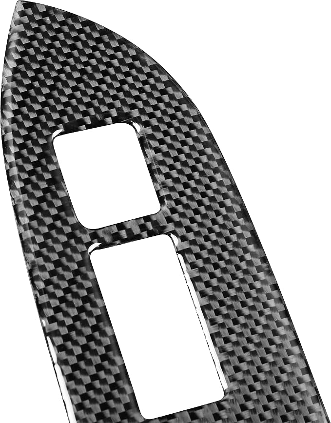 Real Carbon Fiber Trim for Subaru Accessories | for BRZ/Scion FR-S/Toyota 86 2016 2017 2018 2019 2020 Window Lift Button Panel Interior Thick Overlay Decal