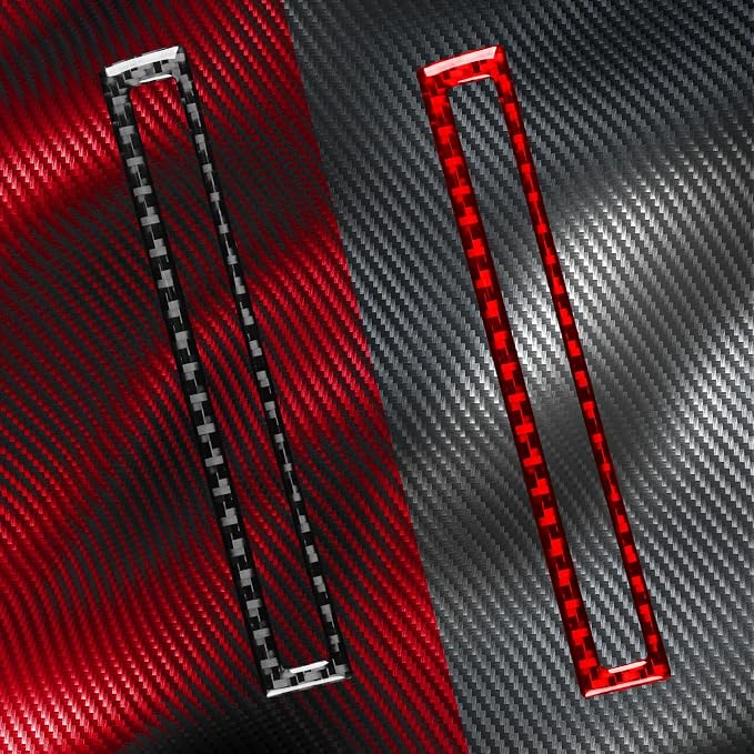 Fit for Cadillac Escalade ESV 2007-2014 / EXT Hybrid 2009-2013 | Real Carbon Fiber | Accessories | Climate Control Panel Surround Trim | Stickers | Self-adhesive