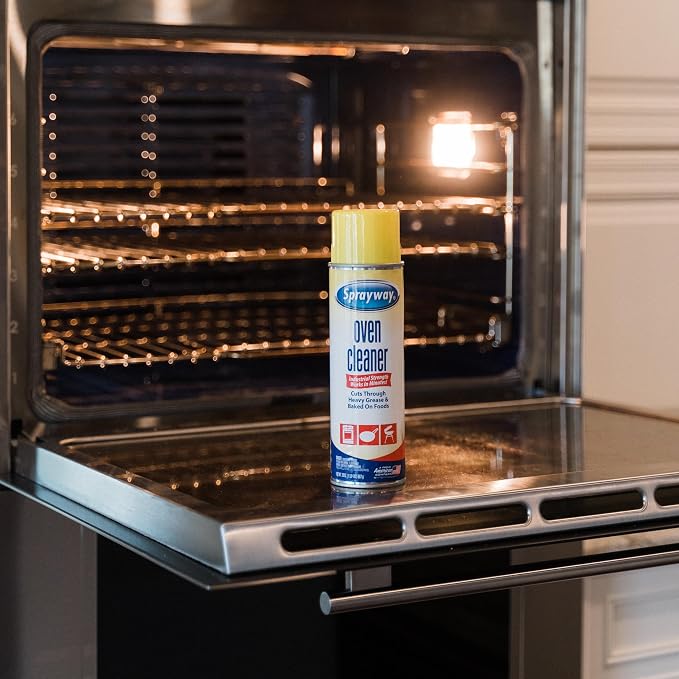 Sprayway Heavy-Duty Oven & Grill Cleaner, Removes Oil & Grease, 20 Oz, 1.25 Pound (Pack of 1), 20 Fl Oz (SW824R)