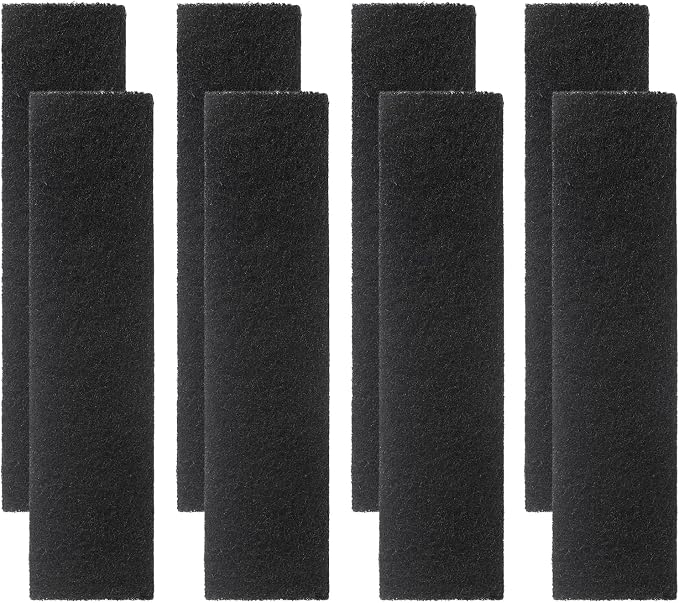 8 Pack OTRFILTER OTRFILTER1 PureAir Carbon Microwave Air Filter Replacement for Frigidaire Microwaves CGMV176NTBA/CGMV176NTDB/CGMV176NTFA/CGMV176NTWA/ FGMV155CTDA/FGMV176NTBB, Part Number 5304512502