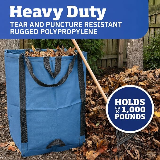 DURASACK Heavy Duty Home and Yard Bags, Ocean Blue