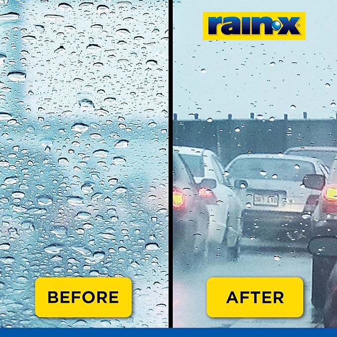 Rain-X 630529 Glass Treatment Trigger, 16 fl oz - Exterior Glass Treatment to Drastically Improve Wet Weather Driving Visibility During All Weather Conditions (Pack of 2)