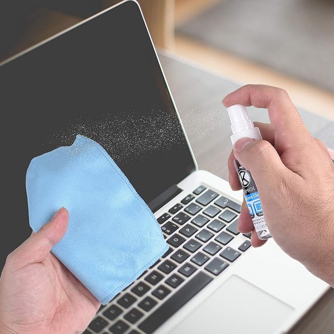 Lens and Screen Cleaning Kit - 3X Cleaning Spray, 3X Microfiber Cloth - Perfect to Clean The Lens of Your DSLR Camera (3 Bottles)