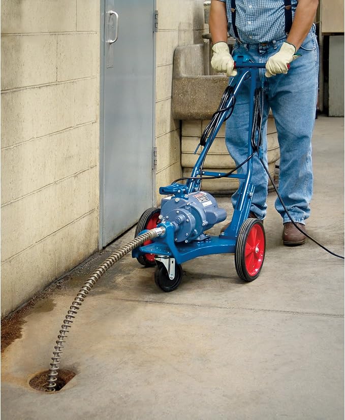 Electric Eel 104ft. Sectional Electric Drain Cleaner, Model Number CK-1/2-8DC