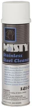 MISTY Heavy-Duty Stainless Steel Cleaner 15 oz Aero 1001541 (Case of 12) Pro Trusted Clean
