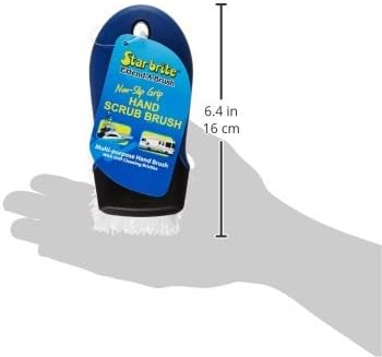 STAR BRITE Deck Brush - Stiff Bristle - Hand Brush (040117)