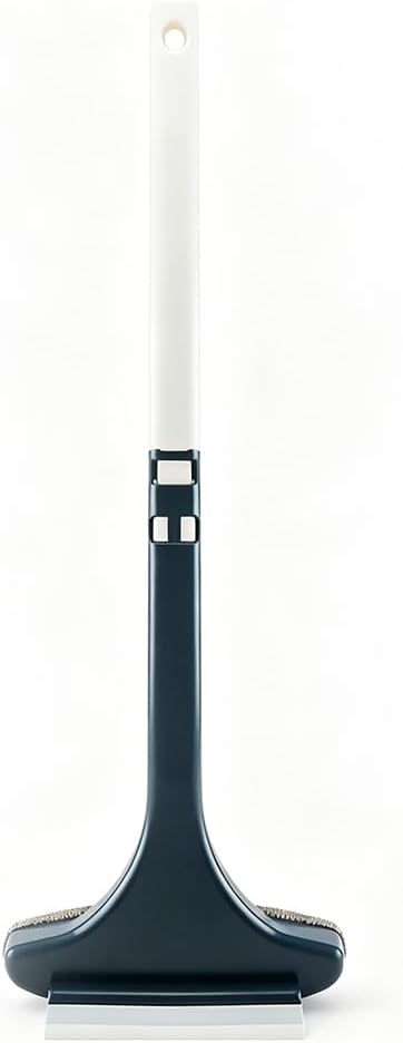 2 in 1 Window Screen Cleaner Brush Tool with Squeegee - Mesh Cleaner Brush,Multi-Purpose Detachable Cleaning Brush for Patio, Door, Mesh Screen (White Green)
