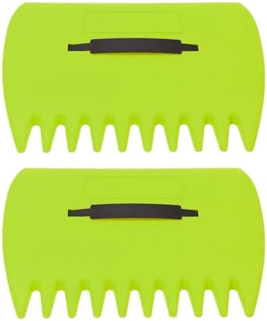 Generic Leaf Scoops Large Size Hand Rake Claws 2 Pcs Leaf Scoop Fallen Leaves Grabber Dead Branches Claw Plastic Hand Rake for Garden Lawn