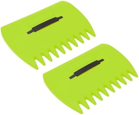 Generic Leaf Scoops Large Size Hand Rake Claws 2 Pcs Leaf Scoop Fallen Leaves Grabber Dead Branches Claw Plastic Hand Rake for Garden Lawn