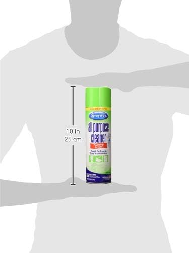 Sprayway All Purpose Cleaner Foaming Spray | Fresh Scent | 19oz | 1 Pack | Disinfectant, Foaming Multi-Surface Cleaner, Cuts Grease & Grime | Kills 99.9% of Germs