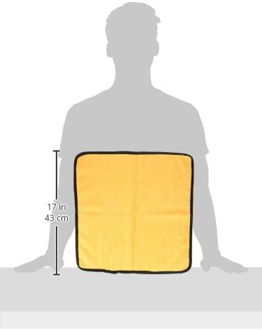Chemical Guys, Professional Microfiber Towels, 16 x 16 in, Gold, 3 Pack | Ultra-soft, scratch-free towels to buff wax, dry panels and clean glass and interiors, machine washable