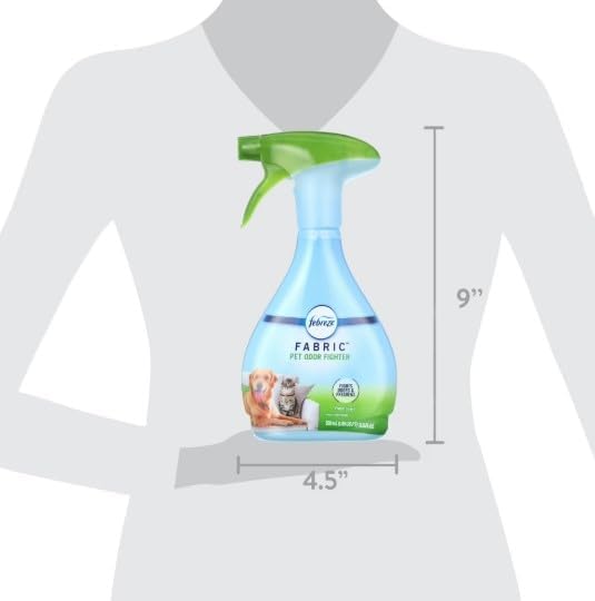 FebrezePet Odor Fighter Air Freshener Fabric Spray, Fresh Scent, (16.9 oz x 2 = Total 33.8 oz)-(Pack of 2)
