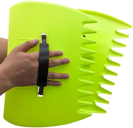 Generic Leaf Scoops Large Size Hand Rake Claws 2 Pcs Leaf Scoop Fallen Leaves Grabber Dead Branches Claw Plastic Hand Rake for Garden Lawn