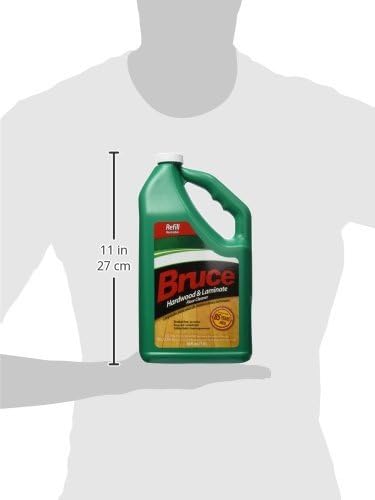 Bruce Hardwood and Laminate Floor Cleaner for All No-Wax Urethane Finished Floors Refill 64oz (Pack of 4)