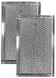Compatible With 2B72705C Aluminum Grease Mesh Microwave Oven Filters 2-Pack