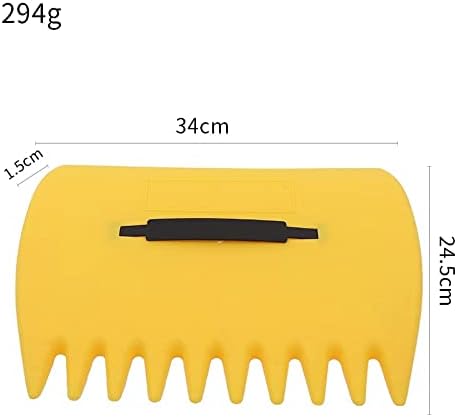 G-BAR Leaf Grabber Set Paw Handheld Hazelnut Leaf Scoop Fast Lawn Remove Fallen Collection Great Tool Lawn Claw Leaf Blade Used to Pick Up Leaves, Grass Clippings, Trash (Yellow)