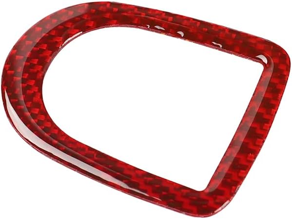 Real Carbon Fiber Trim for Ford Mustang Accessories | for 2009 2010 2011 2012 2013 2014 Inner Door Lock Pin Panel Frame Interior Thick Overlay Decal