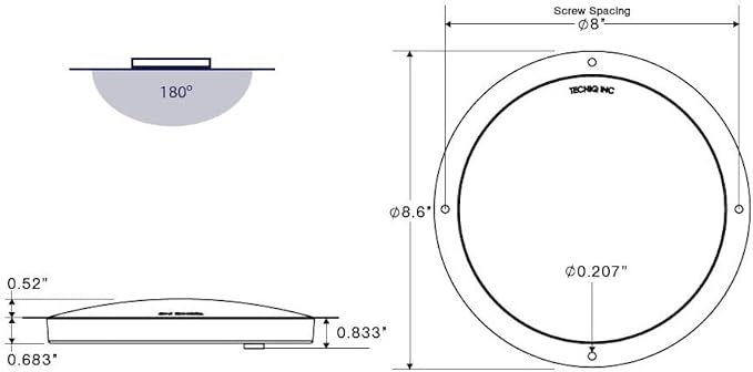 Tecniq E08LC00-1 Cargo Light