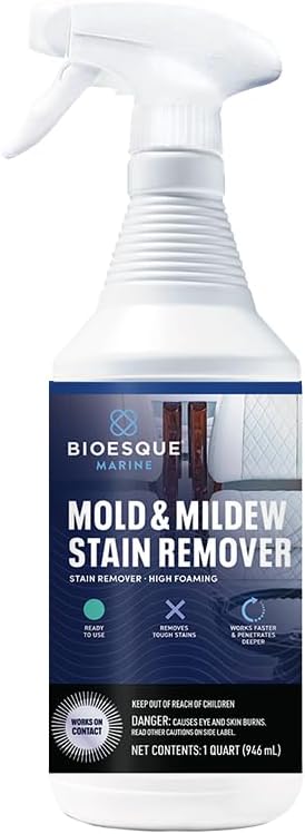 Bioesque Marine Mold & Mildew Stain Remover, 32 Fluid Ounce (Pack of 1)