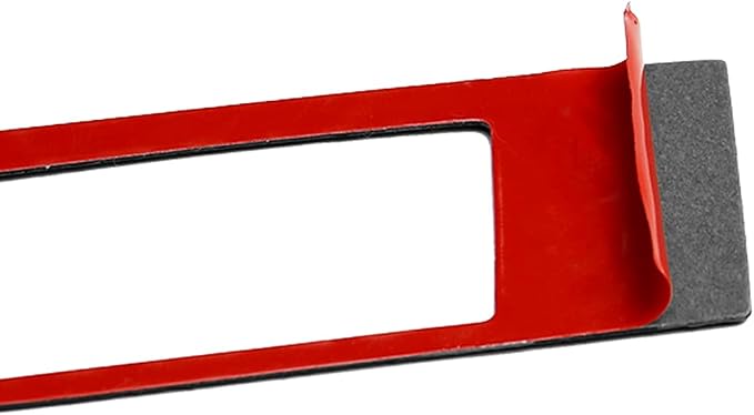 Red Real Carbon Fiber Accessories Hazard Light Button Panel Frame Decorative Decals Car Trim Stickers Compatible with Subaru BRZ/Scion FR-S/Toyota 86 2016 2017 2018 2019 2020