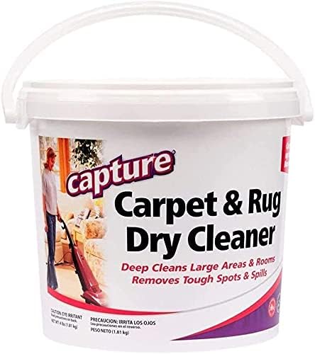 Capture Carpet & Rug Dry Cleaner w/Resealable lid (4 Pound) and Capture Pre-Mist Soil Release Carpet Cleaning Pre Spray (2 Pack) Bundle