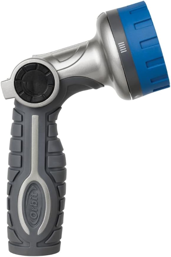 Orbit Heavy Duty 6-Pattern Metal Thumb Control Nozzle
