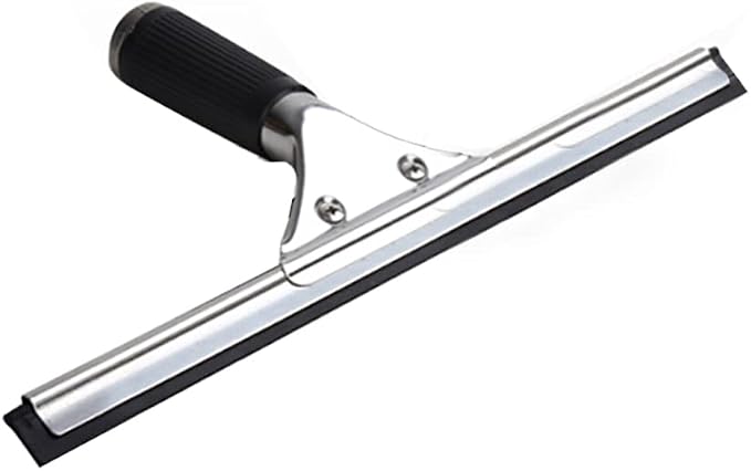 Black 35cm 14in Glass Squeegee for Window Cleaning, All Purpose Home Cleaner Tool for Car Windshield, Mirror, Glass Door (14in/35cm, Black)