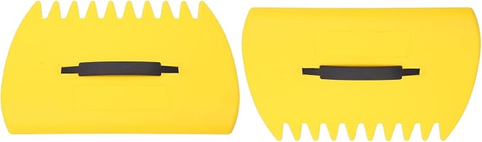 Leaf Grabber Rake Claws Efficient Debris Cleaning Portable Tool for Outdoor Cleaning Yellow 2PCS