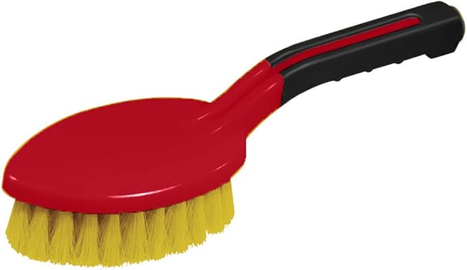 ALLWAY SBR4 Long Handle Scrub Brush | Soft-Grip Handle, Rugged Bristles