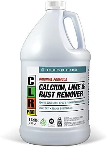 CLR PRO Calcium, Lime and Rust Remover (1 Gallon) Fresh & Clean Garbage Disposal Cleaner (5 Pods)