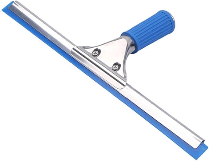 14 inch 35cm Car Windshield Glass Window Squeegee Bathroom Cleaner for Household Mirror Tile Wall Doors Cleaning (14in/35cm, Blue)